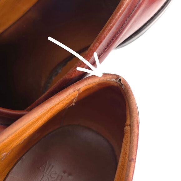 Allen Edmonds Men’s 9.5 D Newport Brown LEATHER Tassel Loafer Shoes USA MADE main image 10